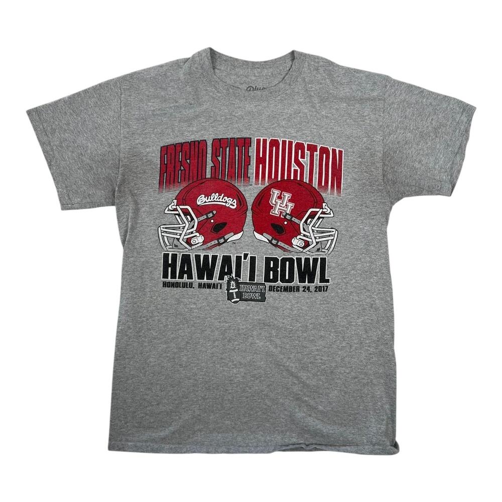 Fresno State Houston Cougars Hawaii Bowl Shirt Mens Medium NCAA Football 2017